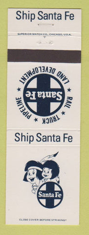Matchbook Cover - Santa Fe Railroad