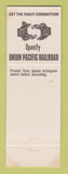 Matchbook Cover - Union Pacific Railroad