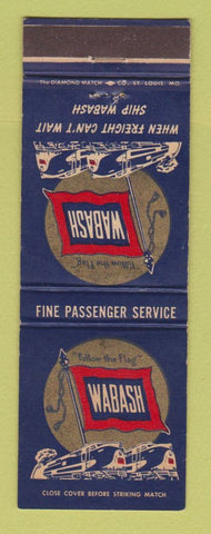 Matchbook Cover - Wabash Railroad WEAR