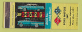 Matchbook Cover - 1959 Chevrolet Poier Motors Snohomish WA POOR