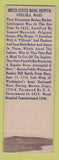 Matchbook Cover - US Naval Hospital Chelsea MA
