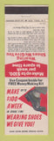 Matchbook Cover - Mason Shoes SNEw York City EWAR