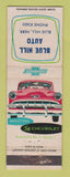 Matchbook Cover - 1954 Chevrolet Blue Hill NE WEAR