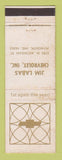 Matchbook Cover - Jim Labas Chevrolet Plymouth IN WORN