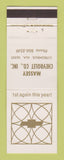 Matchbook Cover - Massey Chevrolet Citronelle AL