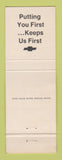 Matchbook Cover - Massey Chevrolet Citronelle AL