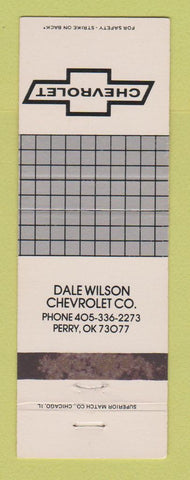 Matchbook Cover - Dale Wilson Chevrolet Perry OK WEAR