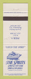 Matchbook Cover - The Spirits New York New Jersey New York City Weehawken NJ