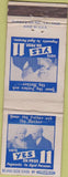 Matchbook Cover - Vote Yes Prop 11 Social Security WEAR