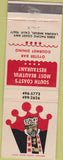 Matchbook Cover - Crown House Restaurant Laguna Niguel CA