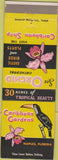 Matchbook Cover - Caribbean Gardens Naples FL