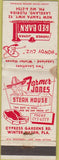 Matchbook Cover - Farmer Jones Steak House Lakeland FL WEAR