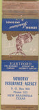 Matchbook Cover - Nowotny Insurance Agency New Braunfels TX