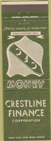Matchbook Cover - Crestline FinanceBanking  no town