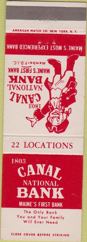 Matchbook Cover - Canal National Bank no town