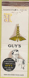 Matchbook Cover - Guy's Pharmacy CA WORN