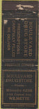 Matchbook Cover - Boulevard Drug Store Wilmette MN WEAR