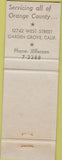 Matchbook Cover - Ed Knight Insurance LONG BEACH CA