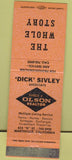 Matchbook Cover - Dick Sivley Olson Realtor Marysville CA