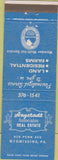 Matchbook Cover - Angstadt Real Estate Wyomissing PA