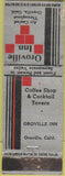 Matchbook Cover - Oroville Inn  and  Coffee Shop CA WEAR