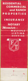 Matchbook Cover - Al Somers Real Estate Walnut Creek CA