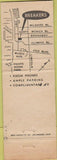 Matchbook Cover - Breakers Motel Santa Monica CA WEAR