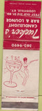 Matchbook Cover - Tucker's Bar  and  Lounge Louisville KY