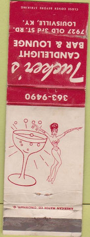 Matchbook Cover - Tucker's Bar  and  Lounge Louisville KY