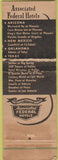 Matchbook Cover - El Rancho Motel El Paso TX WEAR