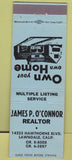 Matchbook Cover - James P O'Connor Realtor Lawndale CA wear