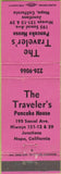 Matchbook Cover - The Traveler's Pancake House Napa CA