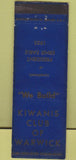 Matchbook Cover - Kiwanis Club of Warwick 1953