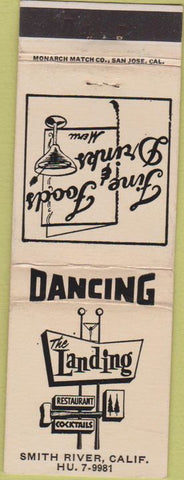 Matchbook Cover - The Landing Restaurant Smith River CA