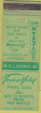 Matchbook Cover - Cara De Palmas Hotel Mc Allen TX