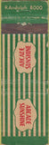 Matchbook Cover - Arcade Sunshine Dry Cleaners no town