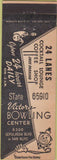 Matchbook Cover - Victory Bowling Center Van Nuys CA