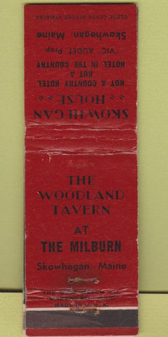 Matchbook Cover - Snowhegan House Hotel Skowkegan ME