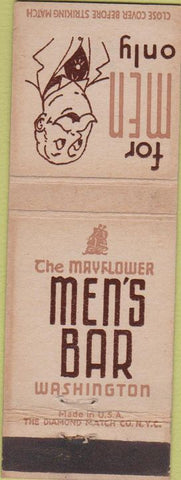 Matchbook Cover - Mayflower Men's Bar Washington DC WEAR