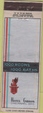Matchbook Cover - Hotel Gibson Cincinnati OH Old Deco