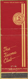 Matchbook Cover - The Tacoma Club WA