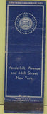 Matchbook Cover - The Yale Club of New York City NY