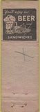 Matchbook Cover - Fairviews Palms Restaurant no town WORN