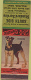 Matchbook Cover - South Side Standard Gas Billings MT Dog