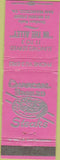 Matchbook Cover - In The Alley Steaks San Francisco CA