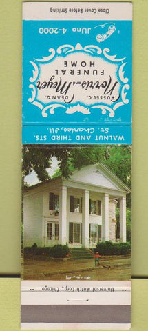 Matchbook Cover - Norris  and  Meyer Funeral Home St Charles IL