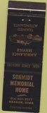 Matchbook Cover - Schmidt Memorial Funeral Home Keokuk IA
