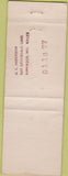 Matchbook Cover - Mockler Funeral Home Caribou ME WORN
