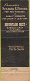 Matchbook Cover - Stearns  and  Foster Matress Cincinatti OH