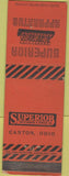 Matchbook Cover - Superior Switchboard Apparatus Canton OH